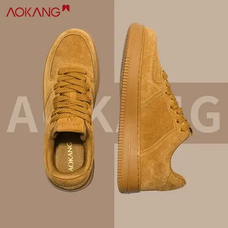 奥康男鞋2025新款秋季休闲鞋男款韩版潮流增高百搭运动时尚aj板鞋商品大图