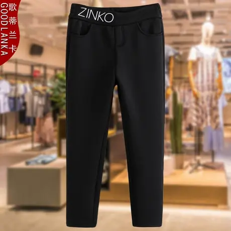 大码胖妈妈冬装羊羔绒棉裤女中年宽松弹性加绒加厚保暖打底休闲裤商品大图