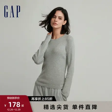 【断码优惠】Gap女装早春季舒适宽松打底针织衫休闲毛衣793890图片