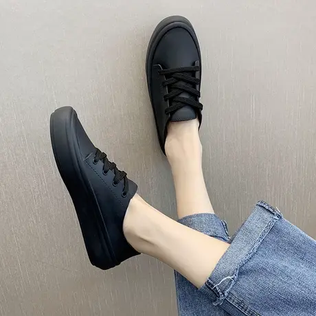 出口雨鞋女时尚款外穿水鞋短筒时尚防水防滑下雨穿的鞋工作鞋厨房商品大图