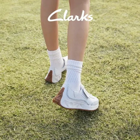 Clarks其乐Craft Speed女鞋春季缓震牛皮德训鞋复古运动跑鞋图片