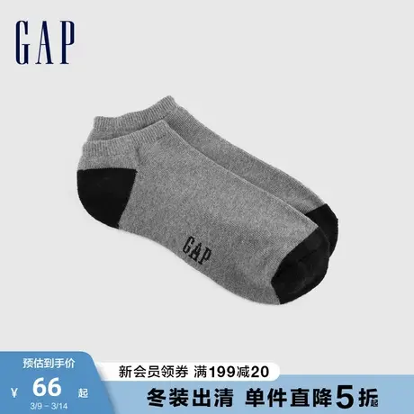 Gap男装冬季新款LOGO撞色休闲低筒袜短袜打底袜及踝袜840871商品大图