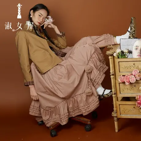 淑女屋官方旗舰店双面穿复古夹克图片