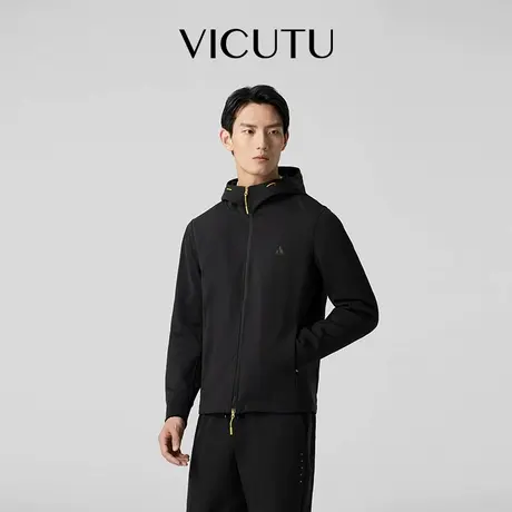 VICUTU威可多男士外套秋季舒适亲肤时尚连帽商务百搭上衣图片
