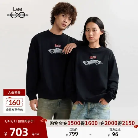 Lee × ANGEL CHEN联名商场款25冬新舒适版印花Logo男女卫衣图片