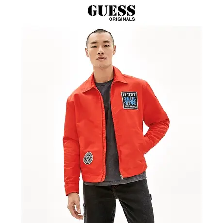 GUESSOriginals×CLOTTEE男女时尚翻领拉链夹克外套-ML3W7767CL商品大图