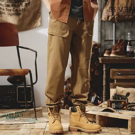 Modi Nick/摩帝尼克裤子男款夏季直筒休闲工装裤百搭裤子夏季男裤商品大图