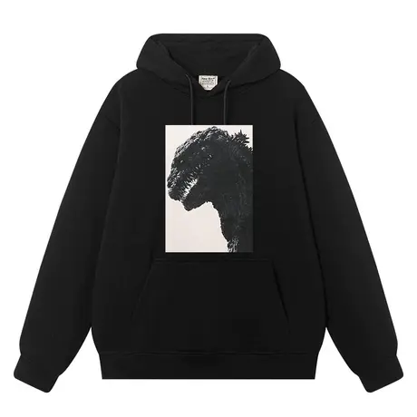 秀洛哥斯拉大战金刚怪兽恐龙周边卫衣男女哥吉拉秋冬新款百搭衣服商品大图