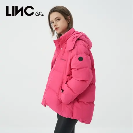 LINCCHIC金羽杰羽绒服女面包服多巴胺短款羽绒服女冬季Y22802337商品大图