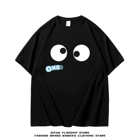 早春纯棉短袖t恤女设计感小众ins潮牌学生宽松打底夏季半袖上衣潮商品大图