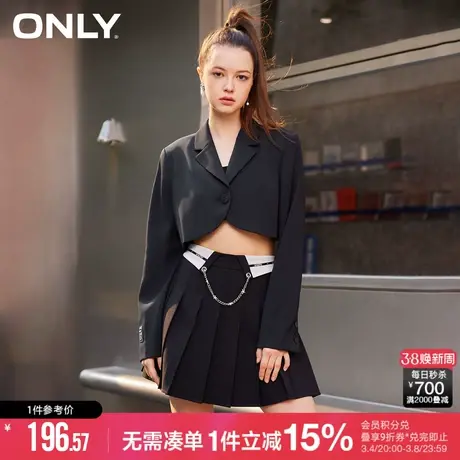 ONLY冬季气质轻熟风显瘦短款小西装外套女|123108004商品大图