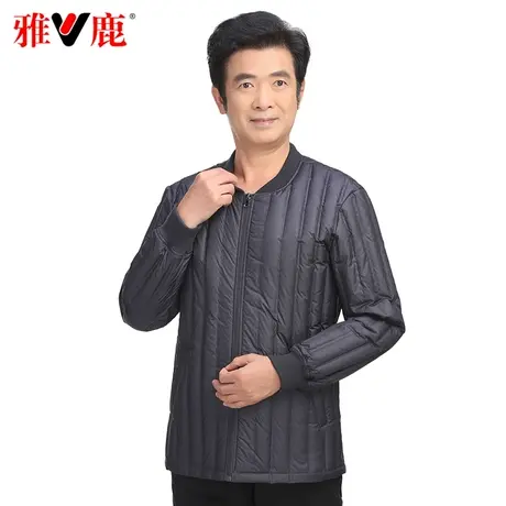 雅鹿中老年羽绒服男内穿2023年新款老人爸爸装羽绒内胆轻薄款冬季图片