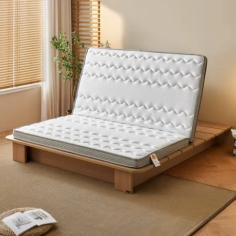 政府补贴全友家居折叠床垫护腰护脊椰棕床垫偏硬薄抑菌防螨床垫图片