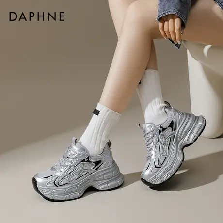 达芙妮厚底老爹鞋女款2025新款爆款秋季增高运动休闲鞋百搭跑步鞋商品大图