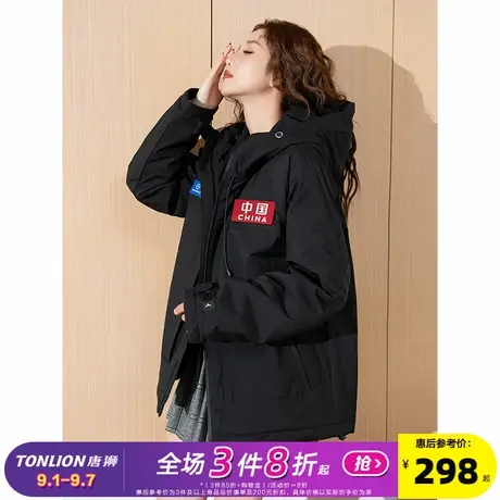 唐狮2025年秋冬新款棉衣女连帽加厚设计感上衣潮流时尚韩系穿搭yc图片