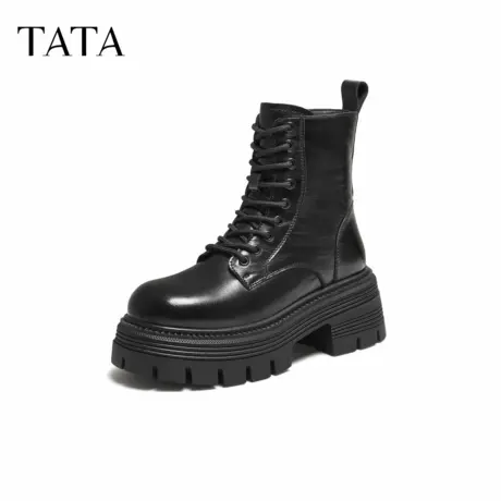 TATA/他她2025冬百搭简约女时尚马丁靴新款CG801DD5商品大图