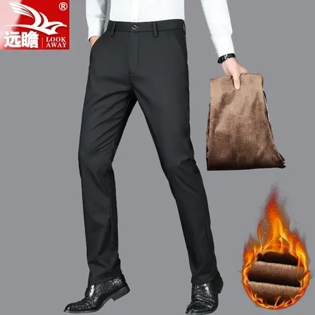 秋冬季男士裤子加绒加厚外穿休闲裤保暖百搭商务2023年新款男裤潮图片