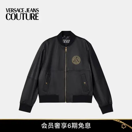 【甄选礼物】VERSACE JEANS COUTURE 男士皮夹克商品大图