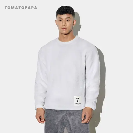 TOMATOPAPA秋冬季睡衣套装珊瑚绒法兰绒保暖厚毛绒直筒套头家居服商品大图