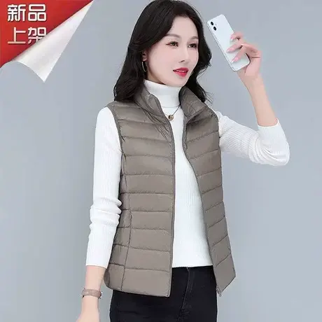 恋上17号洋气棉马甲女款新款2023爆款春秋外搭背心休闲外套女春秋商品大图