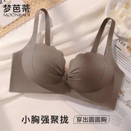 梦芭蒂小胸聚拢内衣无痕显大收副乳上托防下垂无钢圈调整型文胸罩商品大图