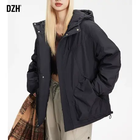 男士户外冲锋衣棉服男2023新款加厚防风外套男款冬季美式棉衣棉袄商品大图