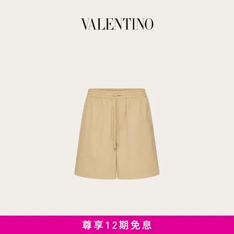 【24期免息】华伦天奴VALENTINO男士棉质府绸百慕大短裤图片