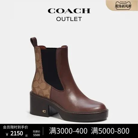 COACH/蔻驰奥莱女士经典标志KINSLEY短靴图片
