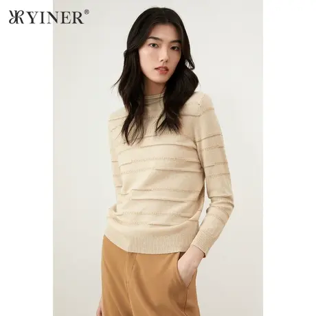 女装2021秋季新款毛针织衫8C31306420商品大图