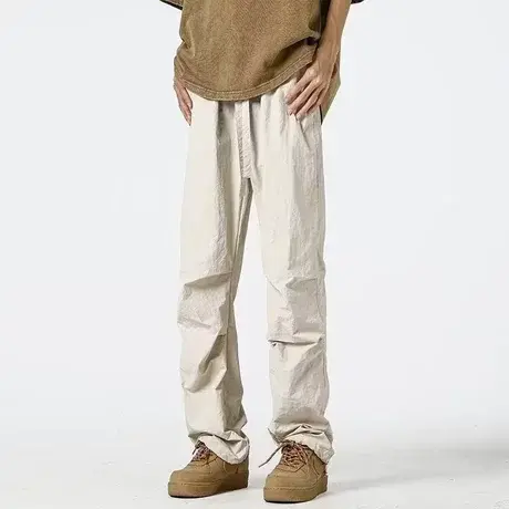 夏季速干伞兵裤男款美式直筒宽松冲锋休闲裤ins潮牌简约机能裤子商品大图