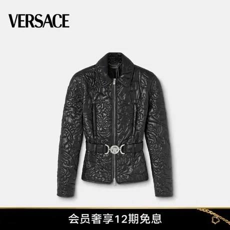 【季末优惠】VERSACE/范思哲 女士Barocco绗缝短款棉服夹克商品大图