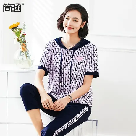 【凉感快干】胖妹妹显瘦套装简涵高端轻奢大码女装夏装新款2023年图片