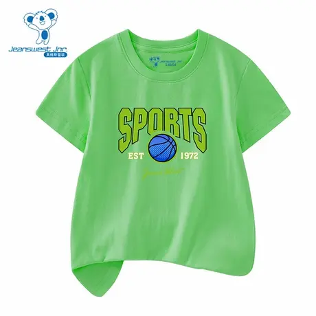 XD真维斯童装夏季款 时尚男童针织上衣儿童短袖纯棉T恤图片