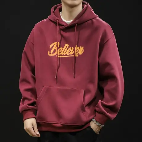 重磅连帽卫衣男秋季潮牌2023新款外套秋冬款男款衣服春秋长袖宽松商品大图