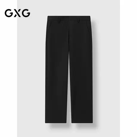 GXG男装 直筒宽松西装裤男通勤休闲裤商务斯文长裤 2025春季新品商品大图
