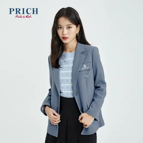 PRICH【商场同款】春秋新款设计感小众炸街职场西装外套女商品大图