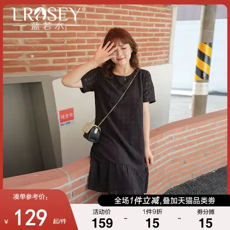大码女装法式轻熟风连衣裙胖mm2024春新款减龄洋气时髦显瘦a字裙图片