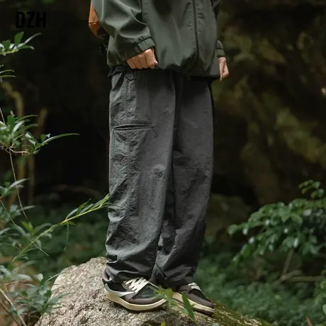 男士工装裤子男春季男裤美式冲锋裤男款2024新款潮牌痞帅休闲长裤商品大图