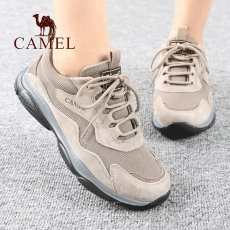 Camel/骆驼男鞋2023秋季新款品系带低帮正单轻便舒适户外休闲鞋子商品大图