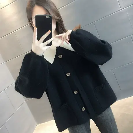 毛衣2023年新款女装秋冬季秋款秋装女士针织开衫宽松百搭外穿爆款商品大图