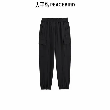 【商场同款】太平鸟男装工装休闲裤2024冬新款潮流裤子B2GLE4439商品大图