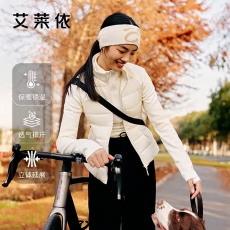 艾莱依羽绒服女士2025春秋新款立领轻薄款羽绒服内胆鸭绒修身显瘦商品大图