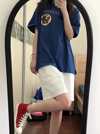 网红港风运动服套装女夏季薄款时尚洋气短袖短裤小个子休闲两件套图片