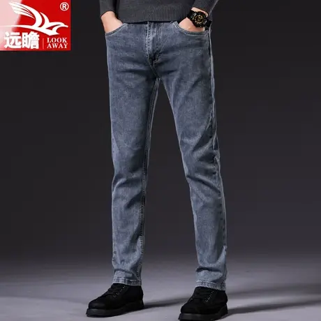 2022新款潮流牛仔裤修身百搭男款休闲男士裤子男装春秋款牛仔长裤商品大图