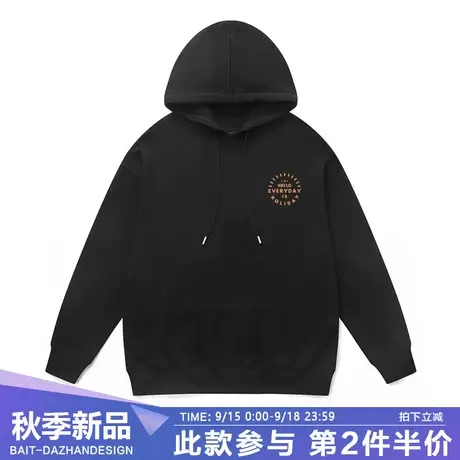 连帽卫衣男国潮简约休闲oversize重磅宽松上衣帽衫2023年新款潮牌商品大图