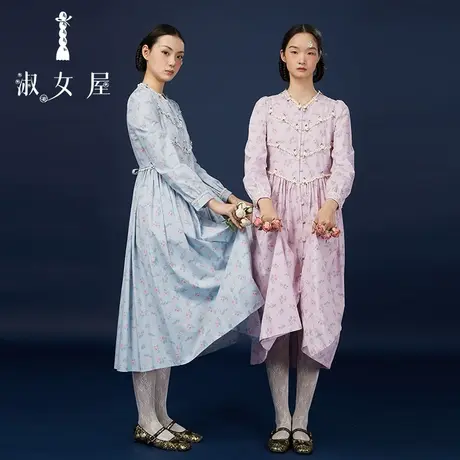 淑女屋官方旗舰店小花朵连衣裙图片