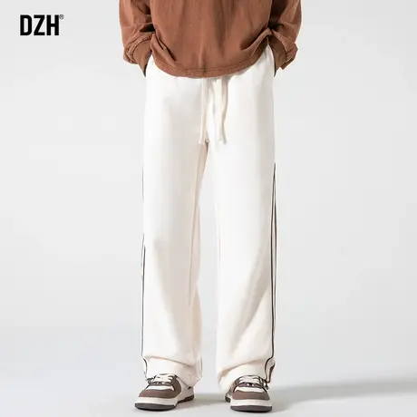 男生垂感休闲裤男春秋潮牌裤子男款直筒宽松2024新款长裤百搭男裤商品大图