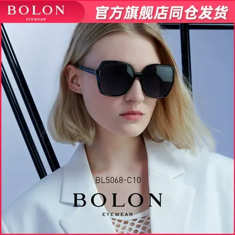 BOLON暴龙眼镜2022新款偏光蝶形太阳镜时尚女款墨镜潮BL5068图片