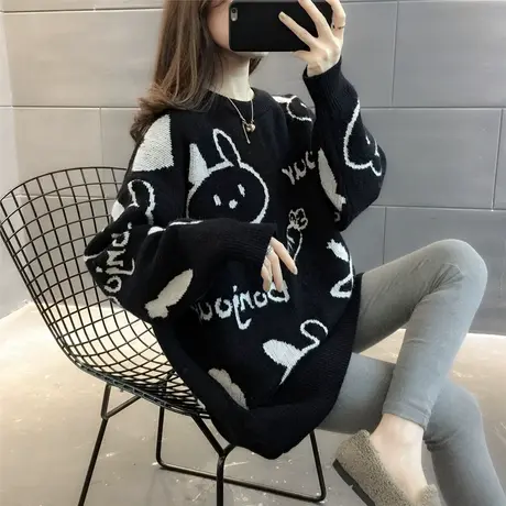 毛衣女装2023年新款秋冬季女士秋款秋装宽松外穿上衣服打底衫洋气商品大图