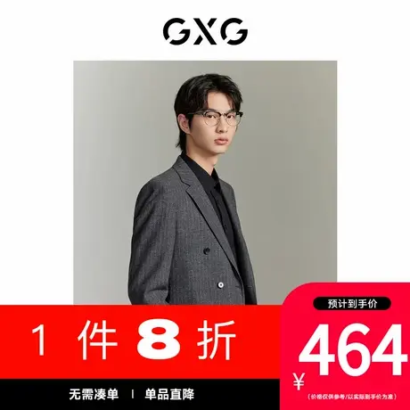 GXG男装[新尚]商场同款双排扣修身西装 冬季新品GEX11315824图片